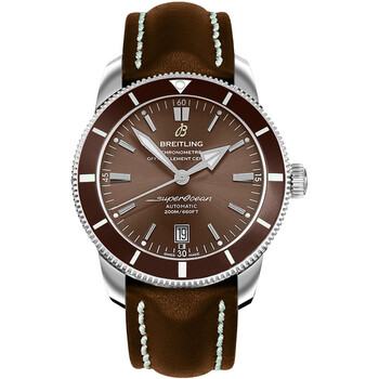 Superocean Heritage II Bronze Dial Brown Leather Watch AB202033Q618443X