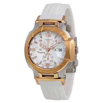 TRace Chronograph White Dial Watch T0482172701700