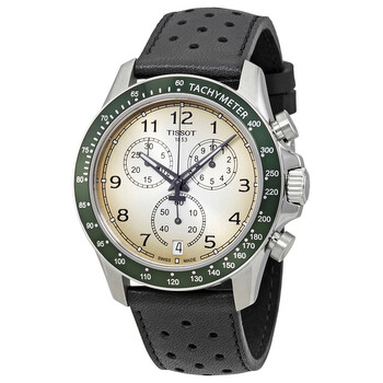 TSport V8 Black Leather Watch T106.417.16.032.00