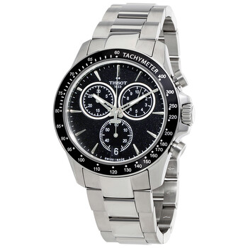 TSport V8 Chronograph Black Dial Watch T1064171105100