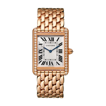 Tank Louis Automatic Diamond Silver Dial Watch WJTA0021