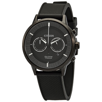 Titanium Chronograph Black Dial Watch CA440517H