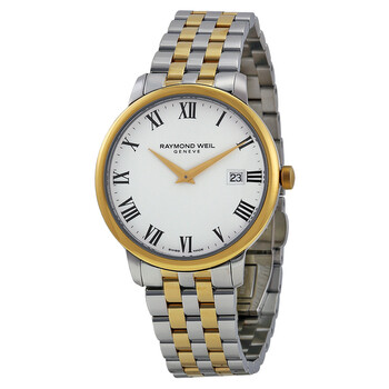 Toccata White Dial Twotone Watch 5488STP00300
