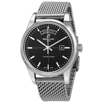 Transocean Day  Date Automatic Black Dial Watch A45310121B1A1