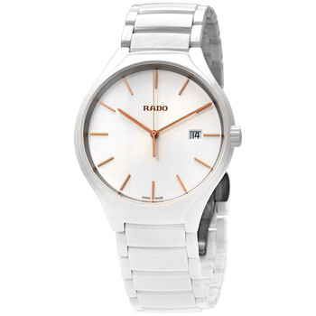 True Quartz White Dial White Ceramos Watch R27240102