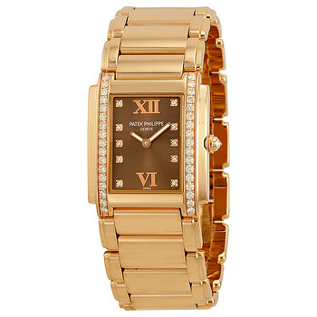 Twenty 4 Diamond 18K Rose Gold Watch 491011R010