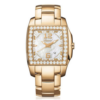 Two O Ten Diamond Mother of Pearl 18k Rose Gold Watch