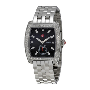 Urban Mini Diamond Black Dial Watch MWW02A000403