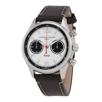 Vintage Rally Healey Chronograph Automatic White Dial Watch FC397HSB5B6