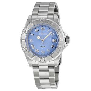 Angel Blue Dial Stainless Steel Watch