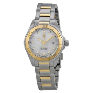Aquaracer Mother of Pearl Diamond Dial Watch WAY1451.BD0922