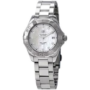 Aquaracer Mother of Pearl Diamond Dial Watch WBD131B.BA0748