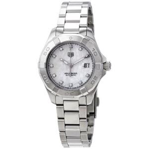 Aquaracer  Mother of Pearl Diamond Dial Automatic Watch WBD2313.BA0740