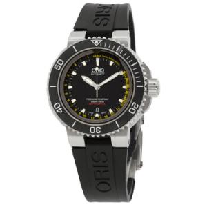 Aquis Depth Gauge Automatic Black Dial Stainless Steel Watch 73376754154RS