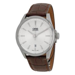 Artix Automatic Silver Dial Brown Leather Watch 73376424031LS