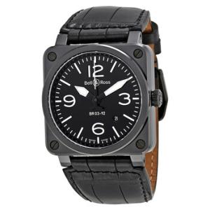 Aviation Automatic Black Dial Watch BR0392CEBLPSCR