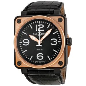 BR 01 Automatic  Black Dial Watch BR0192BICOLOR