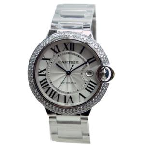 Ballon Bleu Silver Dial 18kt White Gold Watch WE9009Z3