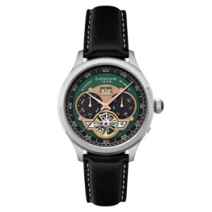 Baron Grand Date Calendar Open Heart Green Dial Watch ES818707