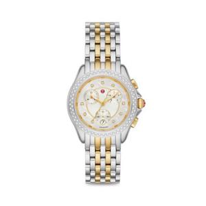 Belmore Chronograph Quartz Diamond Silver Dial Watch MWW29B000024