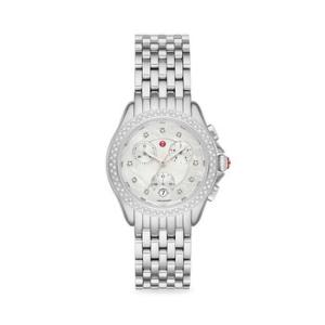 Belmore Quartz Diamond Silver Dial Watch MWW29B000023