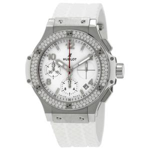 Big Bang Automatic Chronograph White Dial White Rubber unisex Watch 342SE230RW114