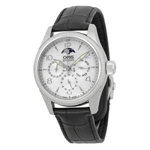 Big Crown Complication Automatic Silver Dial Black Rubber Strap Watch 58276784061RS
