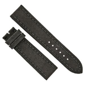 Black Canvas Watch Band Strap No Buckle 2220mm