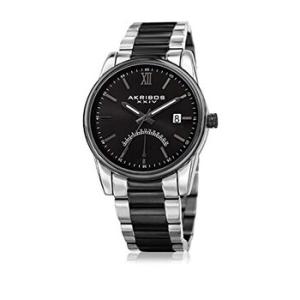 Black Dial Twotone Watch AK962TTB