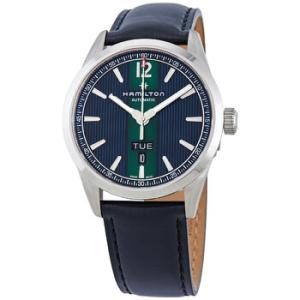 Broadway Automatic Blue and Green Dial Watch H43515641