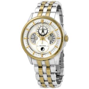 Calendrier MultiFunction Silver Dial Twotone Watch BU005657A
