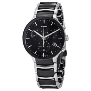 Centrix  Chronograph Black Ceramic and Steel Watch R30130152
