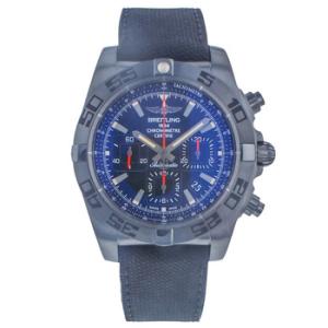 Chronomat 44 Blacksteel Chronograph Automatic Chronometer Black Dial Watch MB0111C3BE35100W