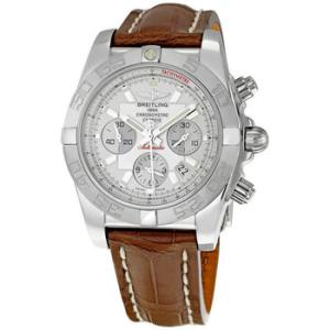 Chronomat B01 Silver Dial Chronograph Watch AB011011G684BRCD