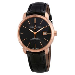 Classic Classico Automatic Black Dial 18kt Rose Gold Watch