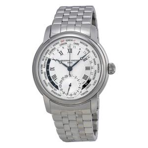 Classics Worldtimer Silver Dial Stainless Steel Watch FC718MC4H6B