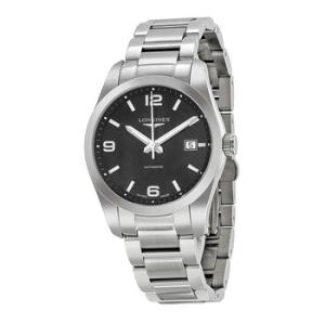 Conquest Automatic Black Dial Watch L27854566