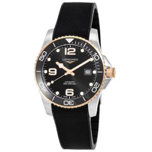 Conquest Automatic Black Dial Watch L3.781.3.56.9