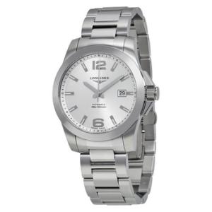 Conquest Automatic Silver Dial Stainless Steel Watch L36774766