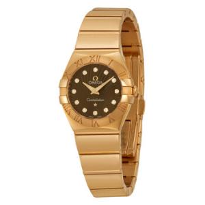 Constellation 2009 Brown Dial 18kt Rose Gold Watch
