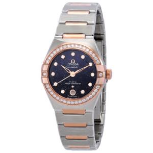 Constellation Automatic Blue Aventurine Glass Diamond Dial Watch 131.25.29.20.53.002