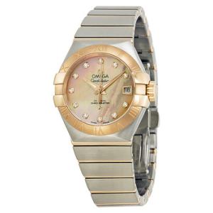 Constellation Brown Mother of Pearl Dial Watch