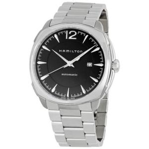 Cushion Automatic Black Dial Stainless Steel Watch H36515135