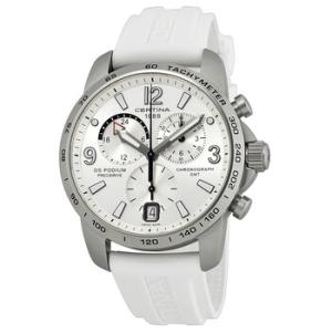 DS Podium Aluminum White Rubber Watch C0016399703700