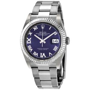 Datejust 36 Aubergine Sunburst Automatic Watch