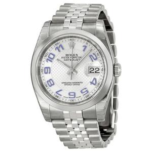 Datejust 36 Silver Deco Dial Stainless Steel Jubilee Bracelet Automatic Watch 116200SDBLAJ