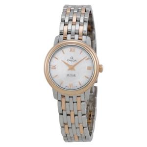 DeVille Mother of Pearl Dial Rose Gold and Stainless Steel Watch