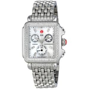 Deco Day Chronograph Stainless Steel with Diamonds Watch MWW06P000116