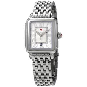 Deco Quartz White Dial Watch MWW06G000012