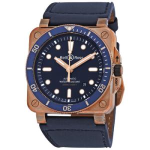 Diver Automatic Blue Dial Watch BR0392DLUBRSCA